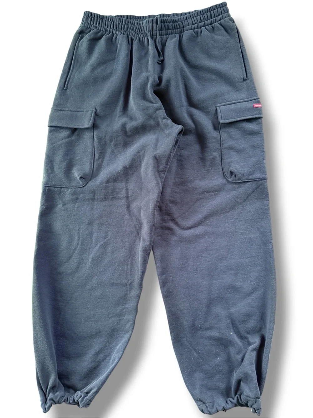 Supreme Small Box Cargo Sweatpant Navy Blue Size XL
